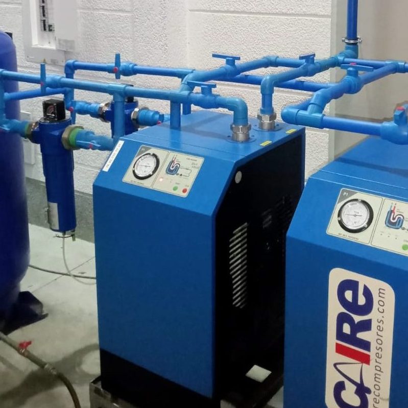 compresor -red azul